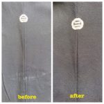 黒留袖の帯の擦れ修復